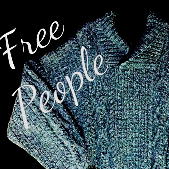 Free People vintage SUPER CHUNKY sweater - Picture 7 of 14